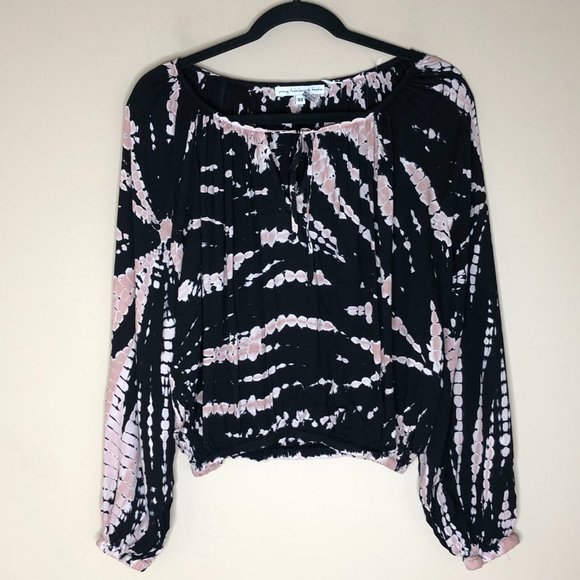 Young Fabulous & Broke Tops - Young Fabulous & Broke Margaret Tie Dye Top